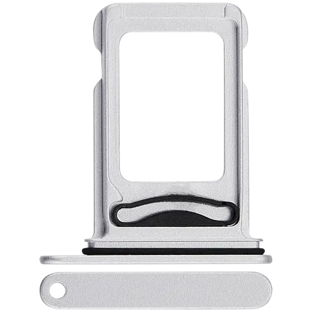 Tiroir SIM pour Apple iPhone 16e / 17e (blanc)