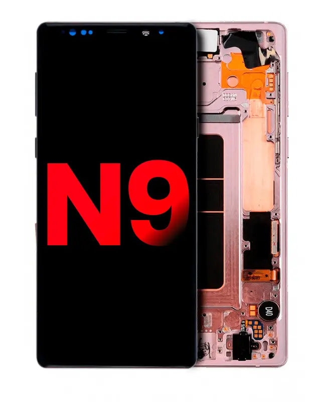 Écran OLED avec châssis pour Samsung Galaxy Note 9 (compatible premium, Alpine White)