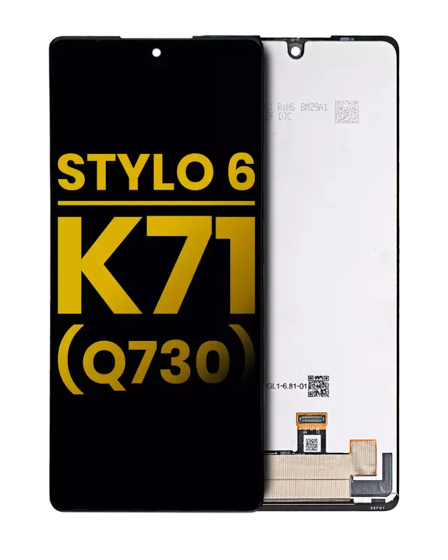 Écran LCD sans châssis pour LG Stylo 6 / K71 (reconditionné, toutes couleurs)