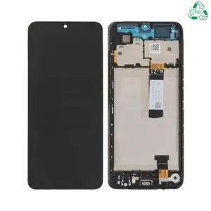Écran Tactile Original Pulled avec Châssis (PIEC) Xiaomi Redmi A5 4G/Poco C71 (LONG FLEX) Noir
