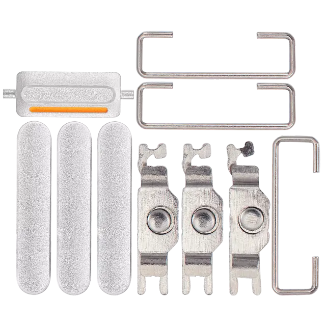 Jeu de boutons power et volume pour Apple iPhone SE (2020) (blanc)
