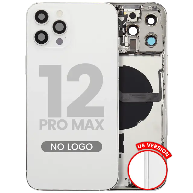 Châssis pour Apple iPhone 12 Pro Max (version US, compatible premium, argent)