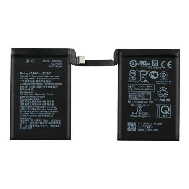 Batterie pour Asus ROG Phone 5 (ZS673KS) (I005DA) (C21P2001)