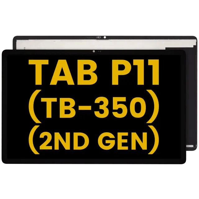 Écran LCD sans châssis pour Lenovo Tab P11 (TB-350) (2nd Gen) (reconditionné, noir)