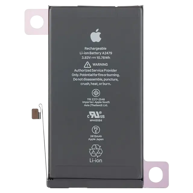 Batterie avec adhésif pour Apple iPhone 12 / 12 Pro (origine)