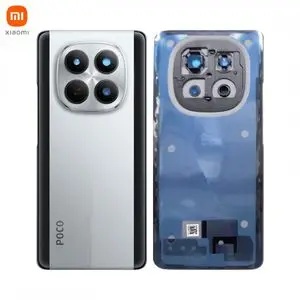 Cache Arrière Original Xiaomi Poco M8 5G 5600130P17P00 Argent