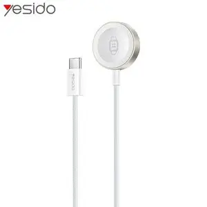 Chargeur Montre Connectée Yesido DS42 USB-C Blanc