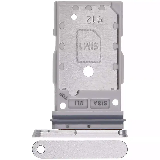 Tiroir SIM pour Samsung Galaxy S24 5G / S24 Plus 5G (Marble Gray)