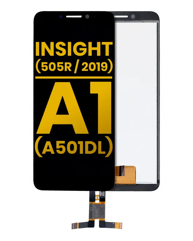 Écran OLED sans châssis pour Alcatel Insight (5005R / 2019) / TCL A1 (A501DL) (reconditionné, noir)