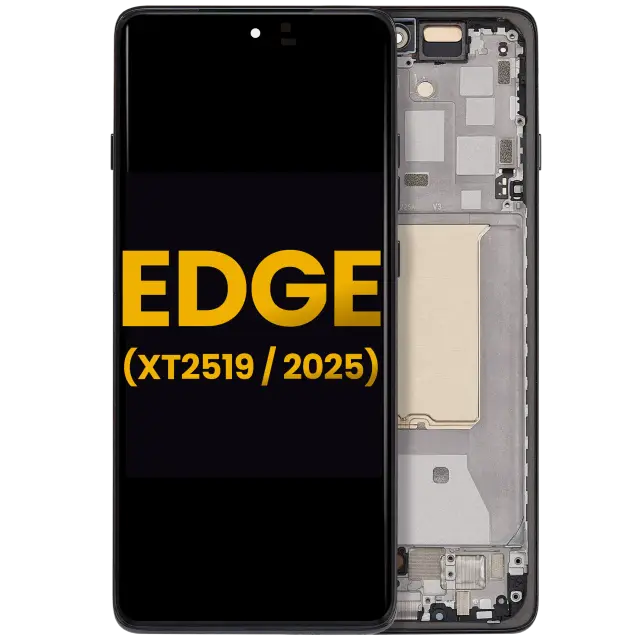 Écran OLED avec châssis pour Motorola Moto Edge（XT2519 / 2025) (reconditionné, Deep Forest)