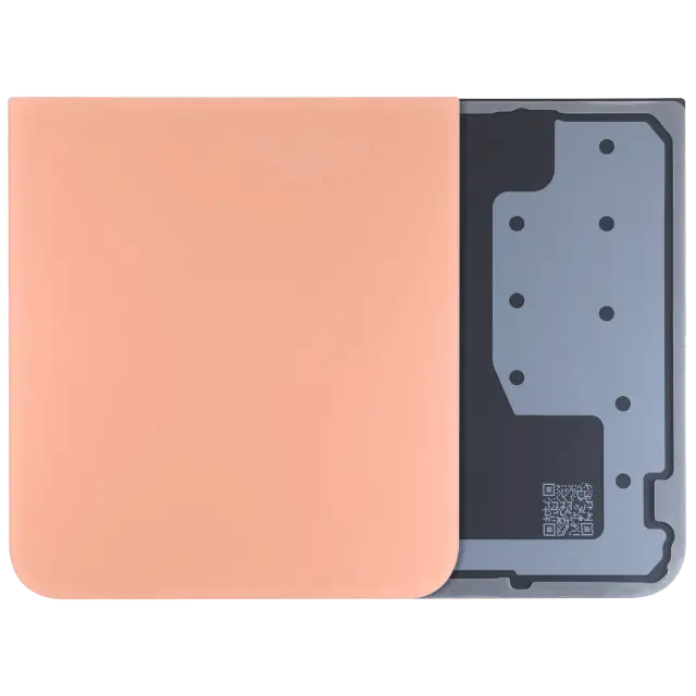 Vitre arrière pour Samsung Galaxy Z Flip 6 5G (pack service origine, Peach)