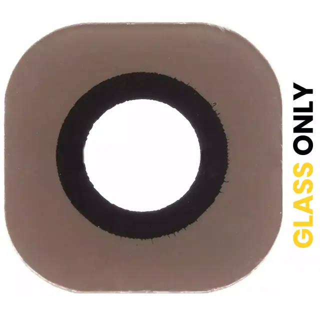 Lentille de caméra arrière avec adhésif pour Samsung Galaxy S6 / S6 Edge (or, lot de 10)