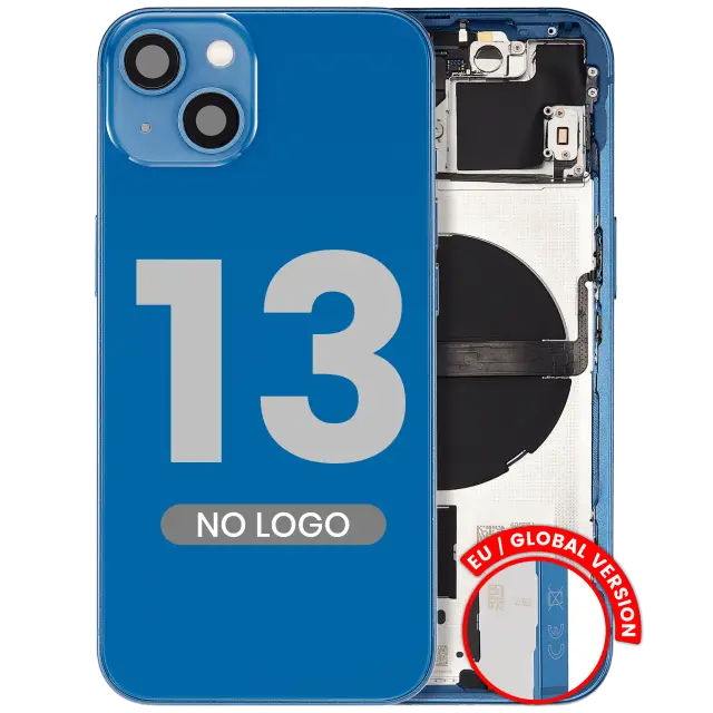 Châssis pour Apple iPhone 13 (version EU, compatible premium, bleu)