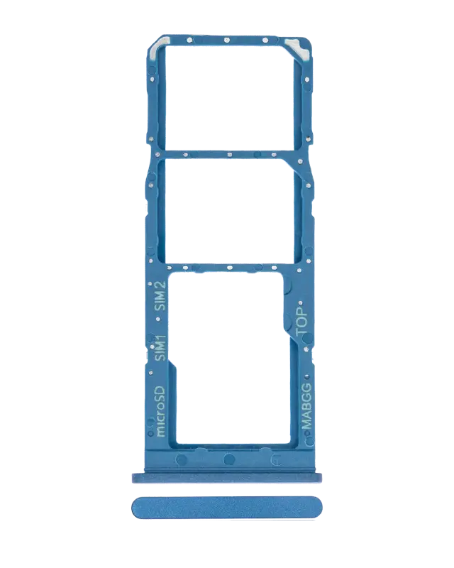 Tiroir SIM pour Samsung Galaxy A12 (A125 / 2020) (bleu)