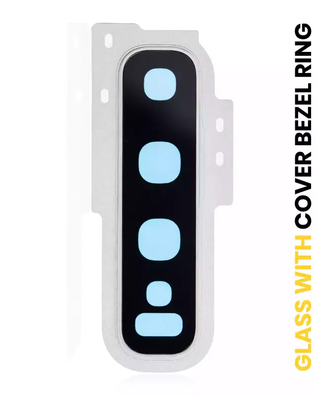 Vitre de caméra arrière pour Samsung Galaxy S10 (Prism White)