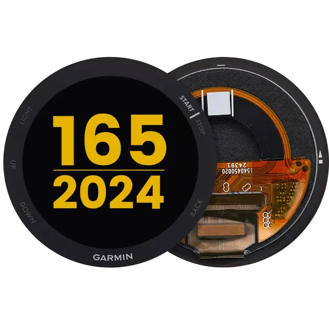 Écran OLED sans châssis pour Garmin Forerunner 165 (2024) (premium, noir)