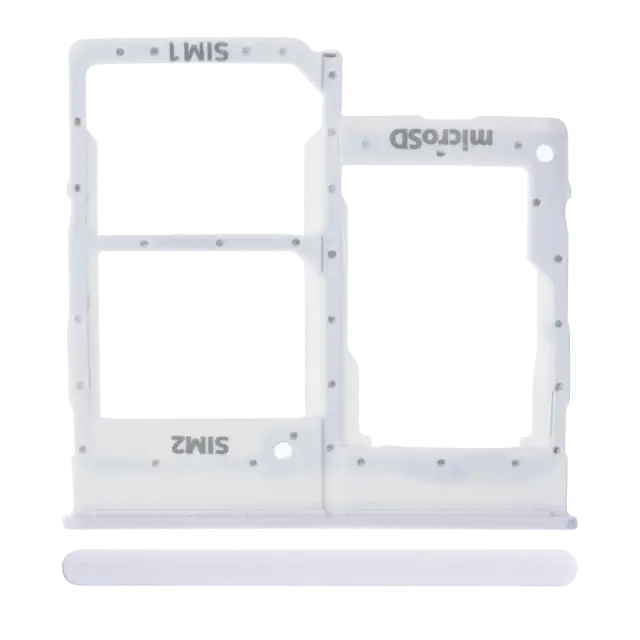 Tiroir SIM pour Samsung Galaxy A20E (A202 / 2019) (blanc)