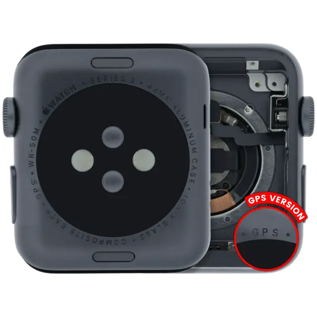 Châssis pour Apple Watch Series 3 (42MM) (origine d'occasion — grade A, version GPS, Aluminum / Space Black)