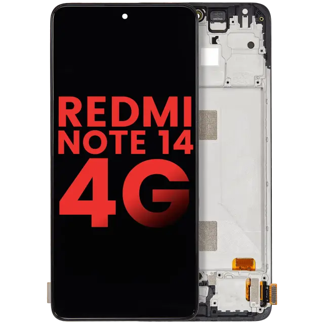 Écran pour Xiaomi Redmi Note 14 4G (version internationale, compatible premium, toutes couleurs)
