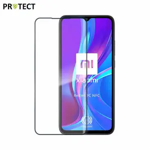 Verre Trempé Intégral PROTECT pour Xiaomi Redmi 9C NFC Noir