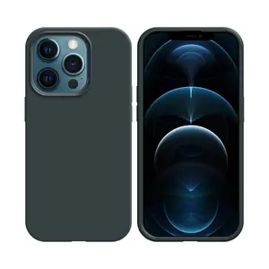 Pack de 10 Coques Silicone Compatible pour Apple iPhone 12 Pro Max Bulk (#18) Noir