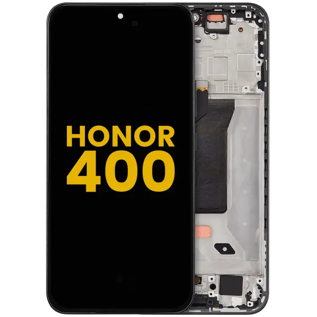 Écran OLED avec châssis pour Honor 400 (reconditionné, noir minuit)