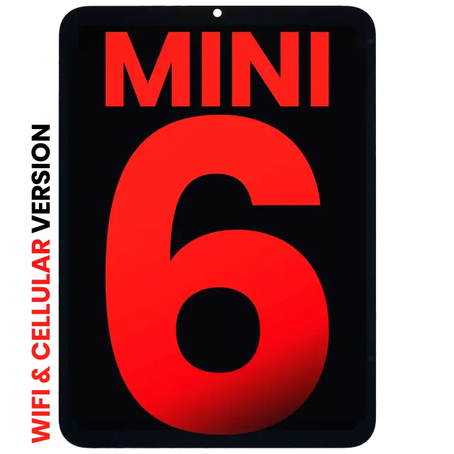 Écran pour Apple iPad Mini 6 (2021) (WiFi & Cellular, compatible premium, toutes couleurs)