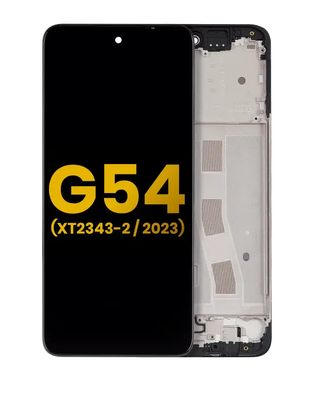 Écran LCD avec châssis pour Motorola Moto G54 (XT2343 / 2023) (reconditionné, toutes couleurs)