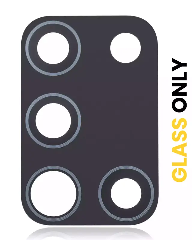 Lentille de caméra arrière avec adhésif pour Samsung Galaxy A21S (A217 / 2020) (lot de 10)