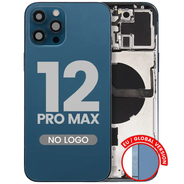 Châssis pour Apple iPhone 12 Pro Max (version EU, compatible premium, Pacific Blue)