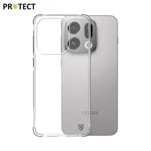Coque Silicone Renforcée PROTECT pour OPPO Find X9 5G Transparent