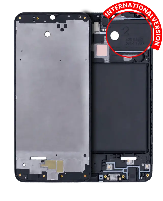 Cadre d’écran pour Samsung Galaxy A20 (A205 / 2019) (version internationale)