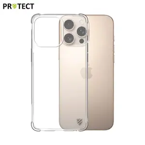 Coque Silicone Renforcée PROTECT pour Apple iPhone 16 Pro Transparent