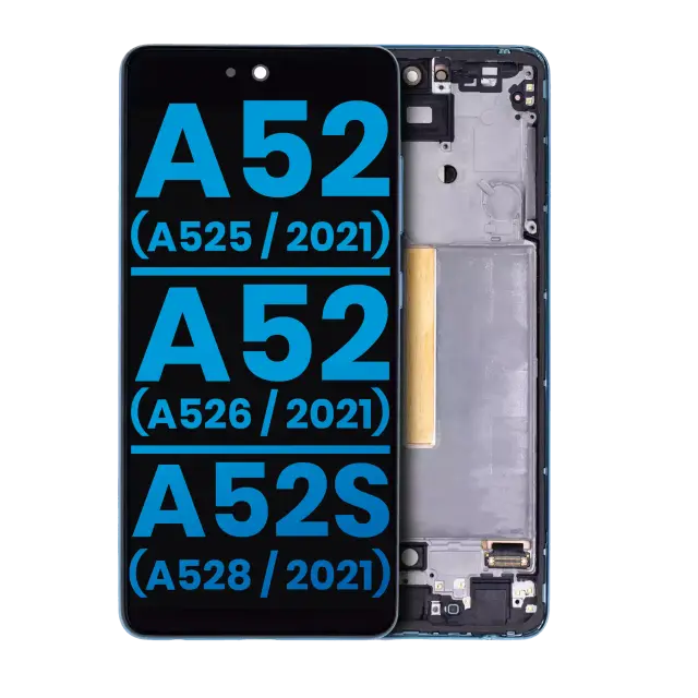 Écran pour Samsung Galaxy A52 4G (A525 / 2021) / A52 5G (A526 / 2021) / A52S (A528 / 2021) (Aftermarket : Incell, Awesome Blue)