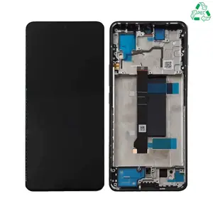 Écran Tactile Original Pulled avec Châssis (PIEC) Xiaomi Redmi Note 13 Pro+ 5G Blanc Clair de Lune