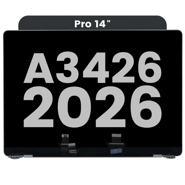 Écran pour Apple MacBook Pro 14" A3426 (2026) (origine d'occasion, noir sidéral)