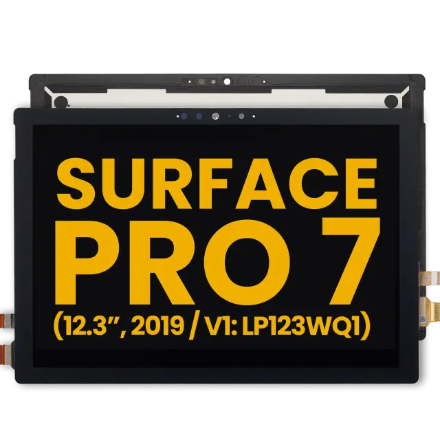 Écran pour Microsoft Surface Pro 7 (Extension Cable Included) (1866 / Version 1: LP123WQ1) (reconditionné)