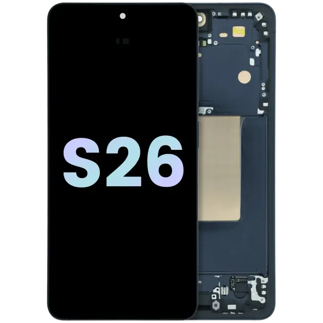 Écran OLED avec châssis pour Samsung Galaxy S26 5G (pack service origine, noir)