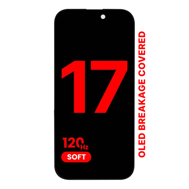 Écran OLED pour Apple iPhone 17 (compatible: XO7 Soft, 120 Hz)
