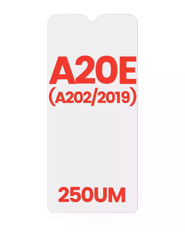 Film OCA pour Samsung Galaxy A20E (A202 / 2019) (lot de 10, 250 µm)
