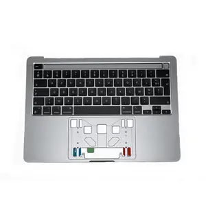 Top Case Apple MacBook Pro Retina 13" Touch Bar M1 (2020) A2338 Rétro-Éclairage AZERTY Gris Sidéral