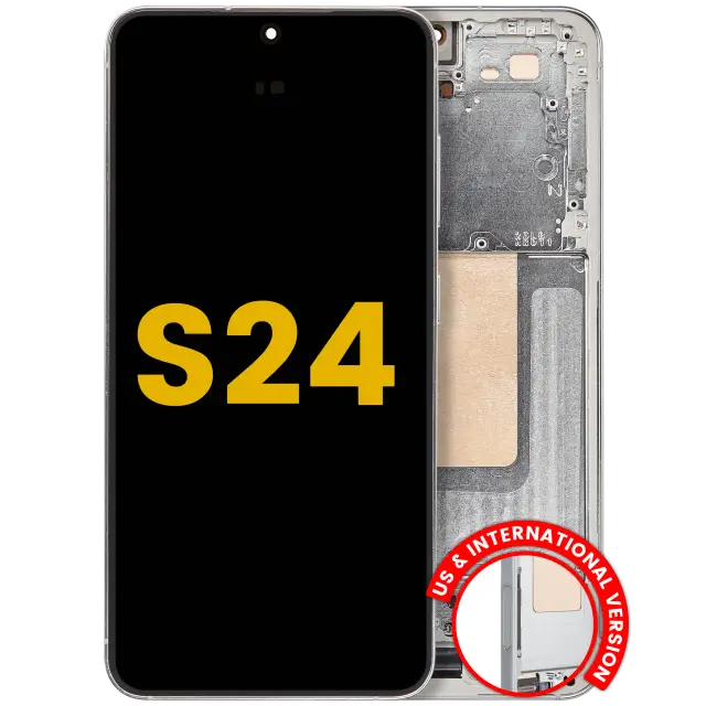 Écran OLED avec châssis pour Samsung Galaxy S24 5G (version US & internationale, reconditionné, Jade Green)