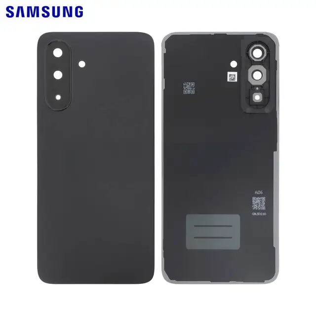 Vitre arrière pour Samsung Galaxy A26 5G (A266 / 2025) (pack service origine, noir)