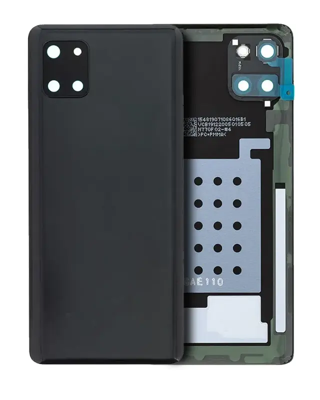 Vitre arrière pour Samsung Galaxy Note 10 Lite (pack service origine, Aura Black)