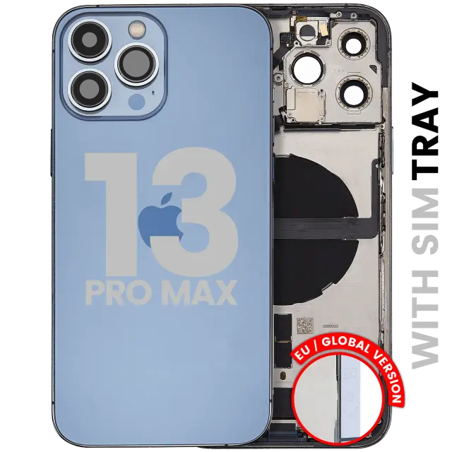 Châssis pour Apple iPhone 13 Pro Max (version EU, origine d'occasion — grade B, Sierra Blue)