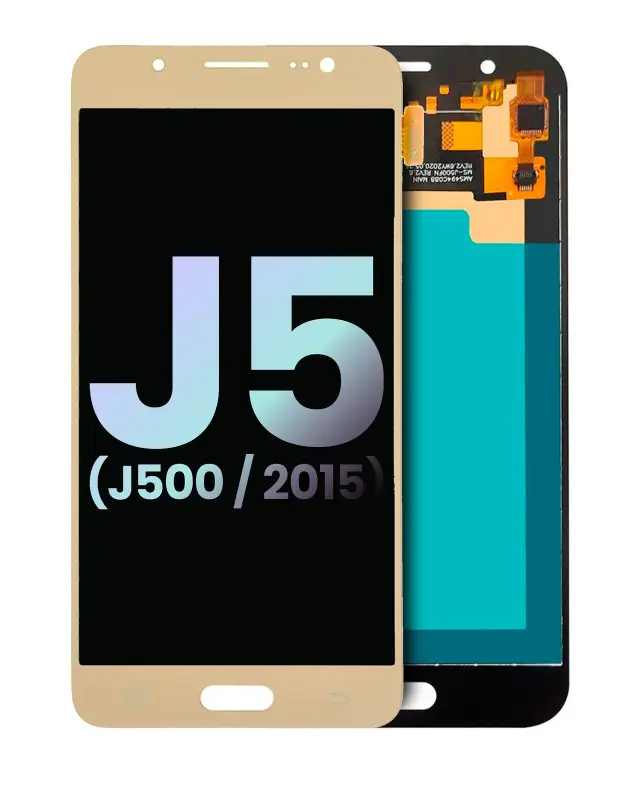 Écran LCD sans châssis pour Samsung Galaxy J5 (J500 / 2015) (pack service origine, or)