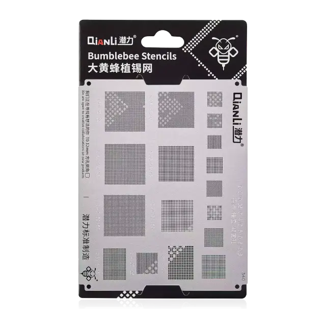 Outillage pour Qianli Bumblebee Stencil (QS540) Multi-Function Universal BGA Reballing Stencil 0.3 / 0.35 / 0.4 / 0.5 / 0.6 / 0.8 (Qianli)