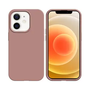 Coque Silicone Compatible pour Apple iPhone 12 Mini (#06) Rose