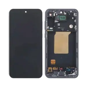Écran Tactile Original Assembled avec Châssis Compatible Samsung Galaxy A55 5G A556 GH82-34305A Bleu Nuit