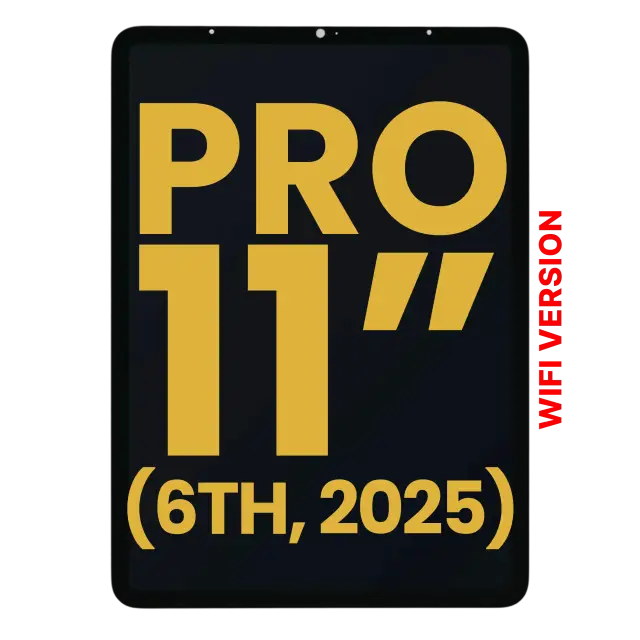Écran OLED avec vitre tactile pour Apple iPad Pro 11" 6th Gen (2025) (WiFi uniquement, reconditionné, toutes couleurs)